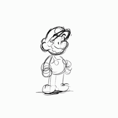 Black And White Smiley Face Drawing GIF