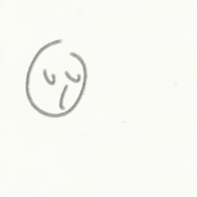 Black And White Smiling Face With Big Smile GIF