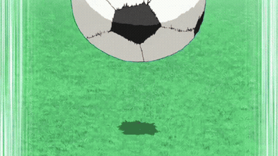 Black And White Soccer Ball On Green Field GIF