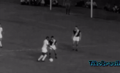 Black And White Soccer Game With Blue Tiko Brasil GIF