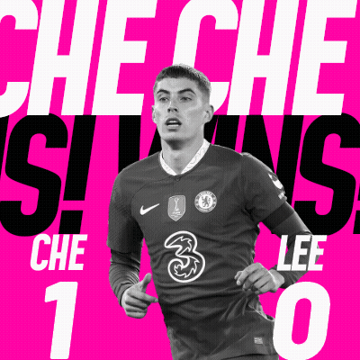 Black And White Soccer Player On Pink Background GIF