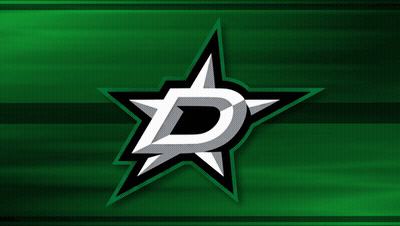 Black And White Star With Letter D On Green GIF