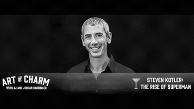 Black And White Steven Kotler Art Of Charm GIF