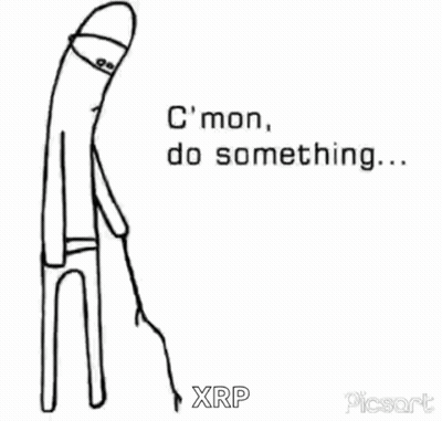 Black And White Stick Figure C Mon Do Something ... XRP GIF