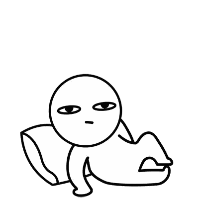 Black And White Stick Figure Saying Cut It Out Sticker