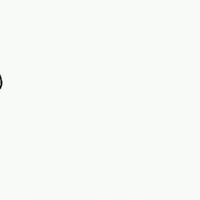 Black And White Stick Figure With Big Mouth GIF