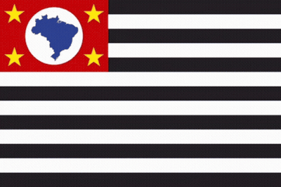 Black and White Striped Flag Says Leia as Regras
