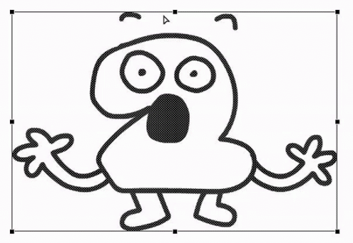 Black And White Surprised Cartoon Character GIF