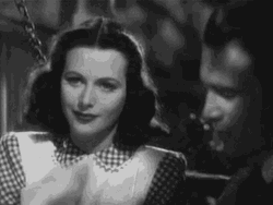 Black And White Surprised Girl GIF