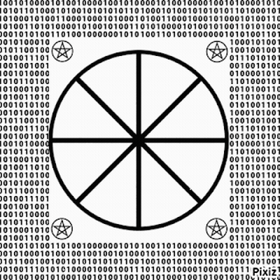 Black And White Symbol With Pixiz GIF