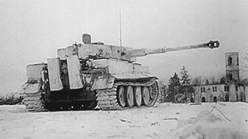 Black And White Tank Number 2 GIF