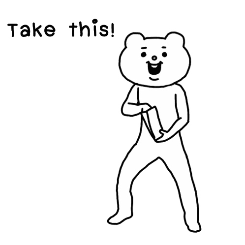 Black And White Teddy Bear Holding Book Take This Sticker