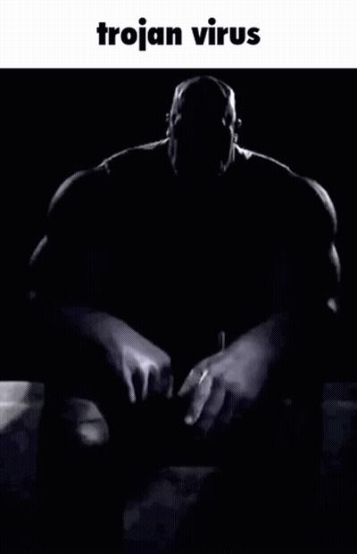 Black And White Thanos Trojan Virus GIF