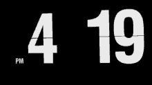 Black And White Time Check 420 Pm GIF