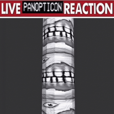 Black And White Totem Pole Live Panopticon Reaction GIF