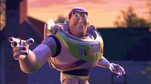 Black And White Toy Story Saying I'm Trash GIF