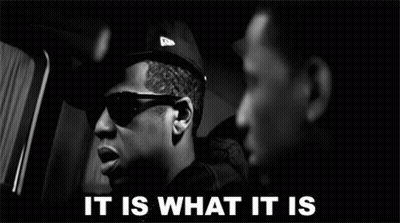 Black And White Two Men It Is What It Is GIF