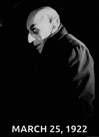 Black And White Vampire Photo March 25 1922 GIF