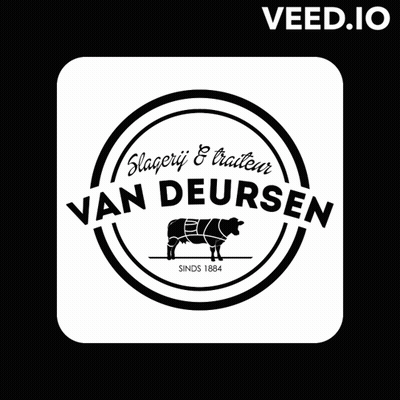 Black And White Van Deursen Cow In Circle GIF