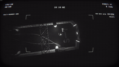 Black And White Video Game 18:15 GIF