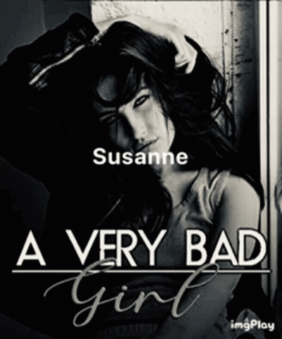 Black-And-White Woman A Very Bad Girl By Susanne GIF