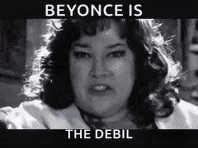 Black And White Woman Beyonce Is The Debil GIF
