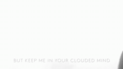 Black And White Woman But Keep Me In Your Clouded Mind GIF