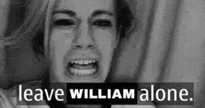 Black And White Woman Crying Leave William Alone GIF