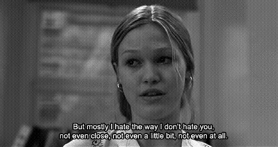 Black And White Woman Crying Saying But Mostly I Hate The Way I Don't Hate You GIF