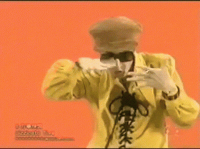 Black And White Woman Dancing In Front Of Lights GIF