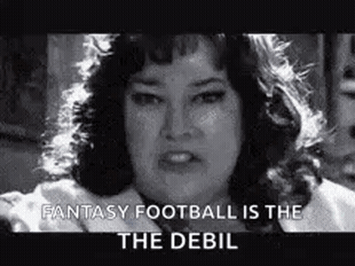 Black And White Woman Fantasy Football Is The Debil GIF