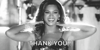 Black And White Woman Giving Thank You GIF
