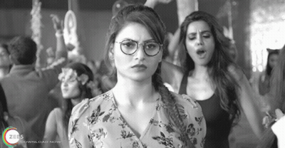Black And White Woman Glasses Zee5 Download Now GIF