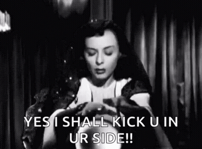 Black And White Woman Holding Crystal Ball GIF