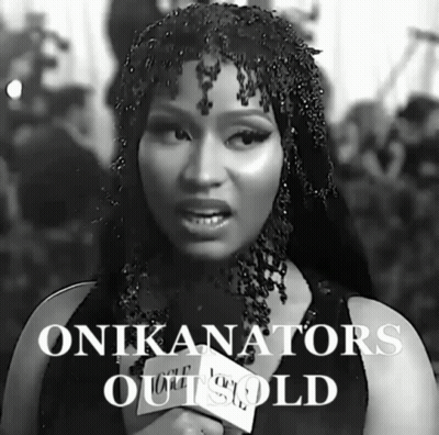 Black And White Woman Holding Microphone Onikanators Outold GIF