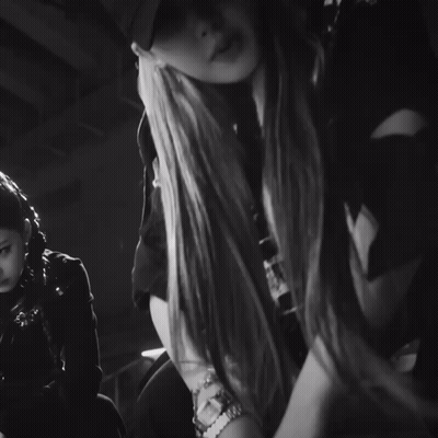 Black And White Woman In Hat And Gucci Veronica Jacket GIF