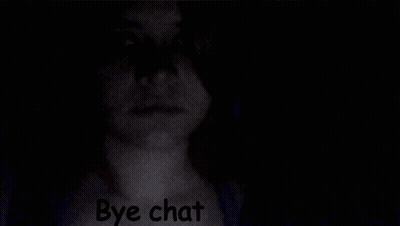 Black And White Woman Saying Bye Chat GIF