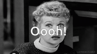 Black And White Woman Saying Oooh GIF