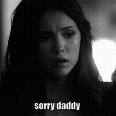 Black And White Woman Saying Sorry Daddy GIF