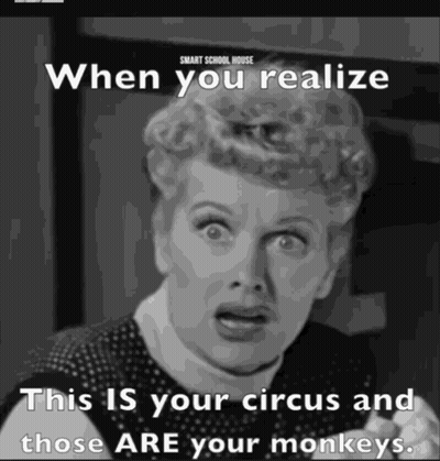 Black And White Woman Saying When You Realize GIF