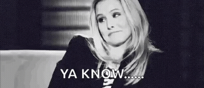 Black And White Woman Sitting On Couch Saying Ya Know GIF