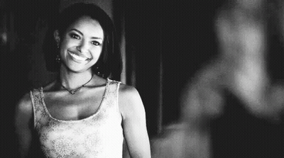 Black And White Woman Smiling GIF