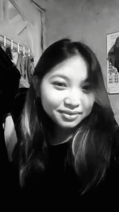 Black And White Woman Taking Selfie GIF