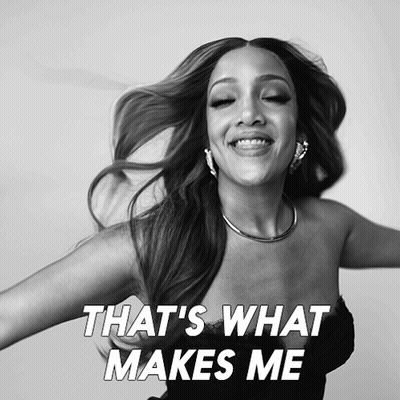 Black And White Woman That's What Makes Me GIF