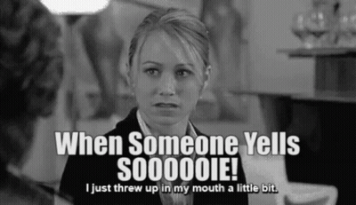 Black And White Woman When Someone Yells Soooie GIF
