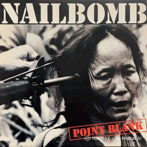 Black and White Woman With Gun Pointing at Head Nailbomb Point Blank