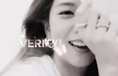 Black And White Woman With Verify GIF