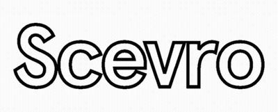 Black And White Word Scevro GIF