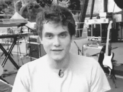 Black And White Young Man With Microphone GIF