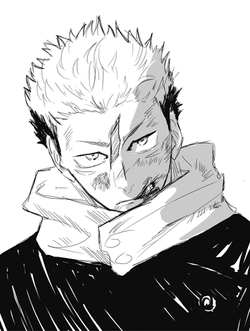 Black And White Yuji Itadori GIF